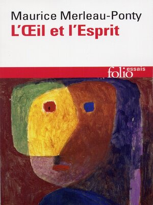 cover image of L'Œil et l'Esprit